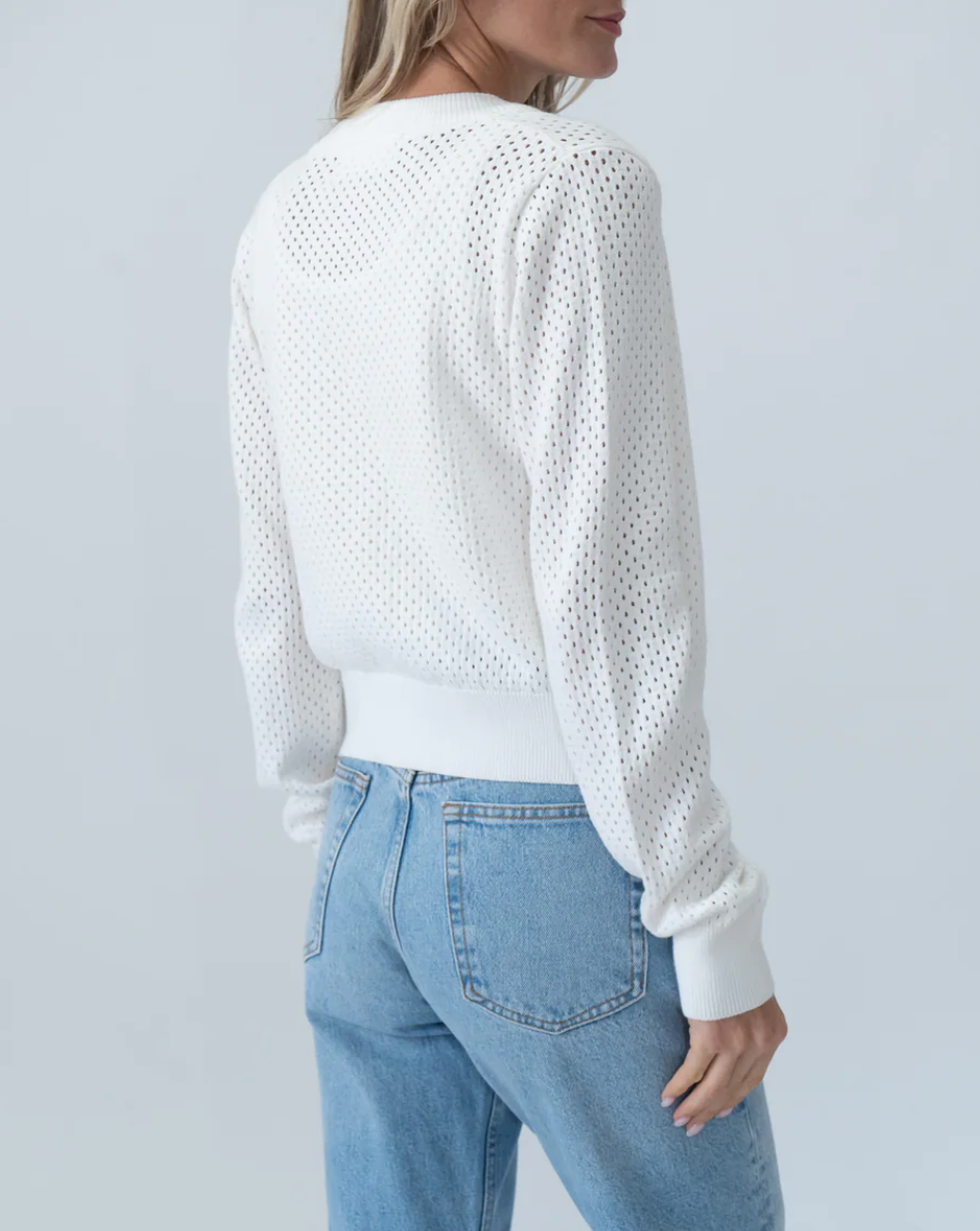 Laurel Crochet Zip-Up