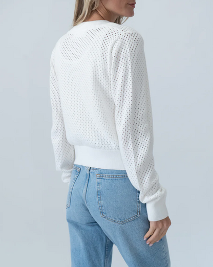 Laurel Crochet Zip-Up
