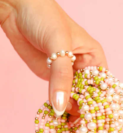 Coastal Pearl Ring Gold