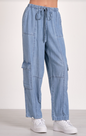 Denim Blue Cargo Pant