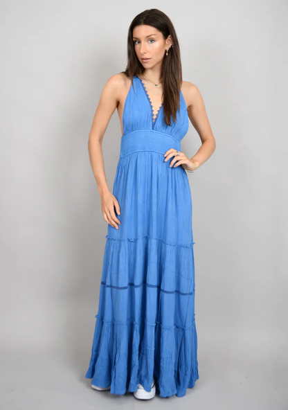 Martika Adjustable Straps Tier Dress
