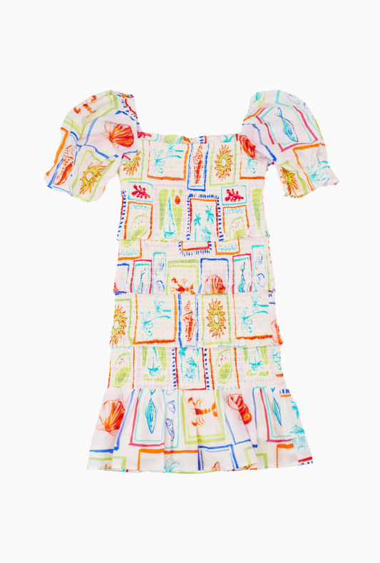 Lucia Puff Sleeve Tween Dress