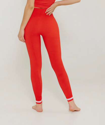 Elly Seamless Leggings - Red