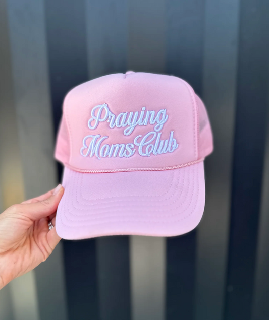 Praying Moms Club Trucker - Pink
