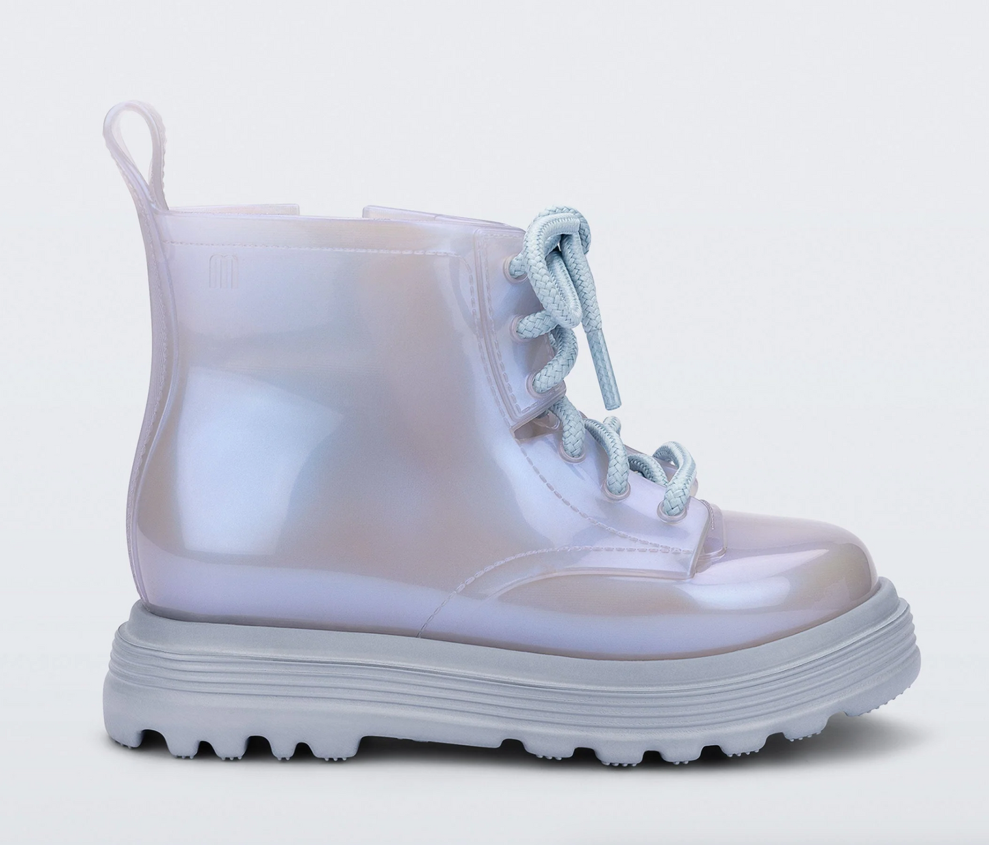 Mini Melissa Coturno - Blue Glitter