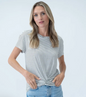 Kelly Tee - Ivory/Black