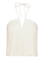 Seaside Halter Top- Micro Polka Dot