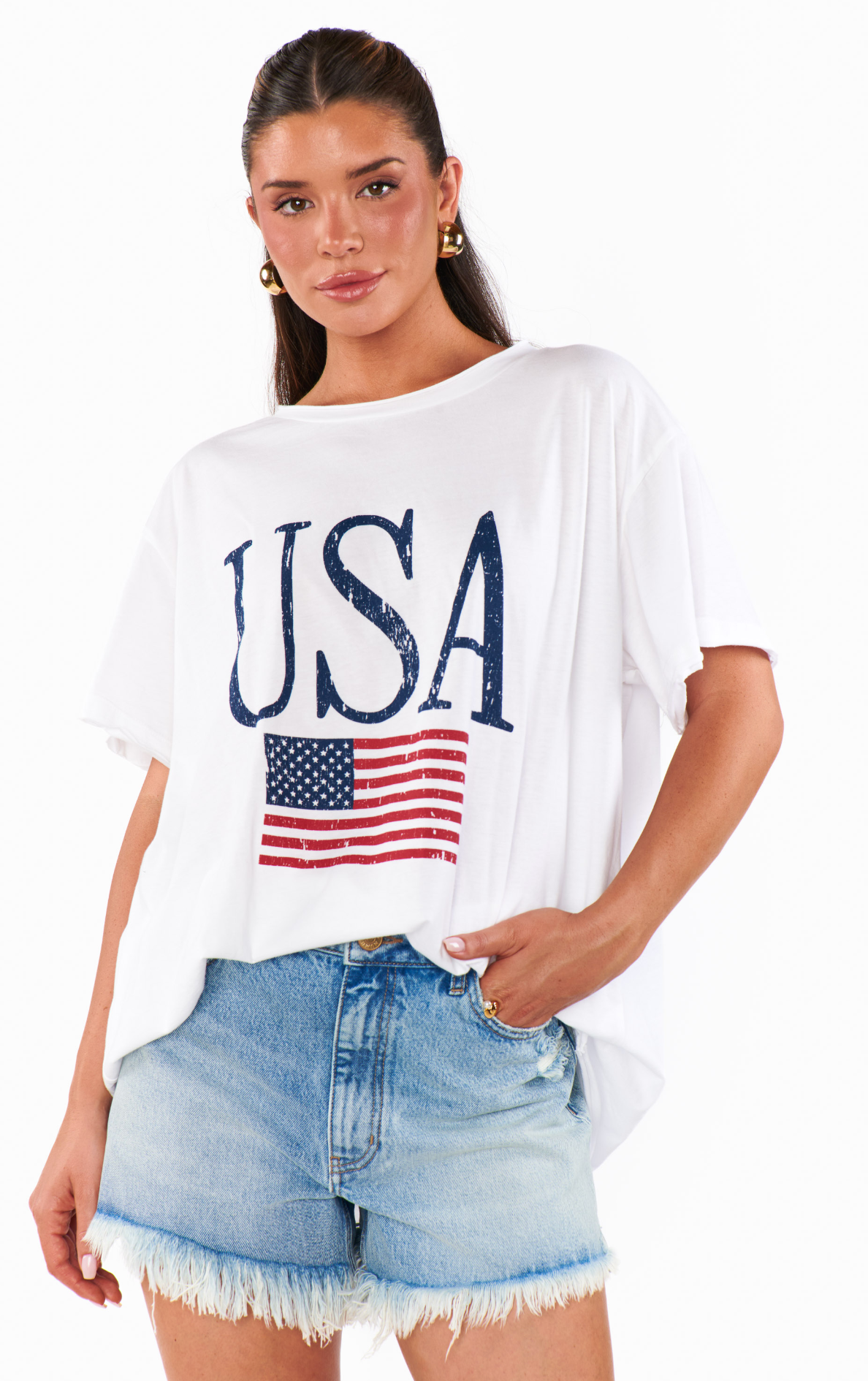 Airport Tee - USA Flag