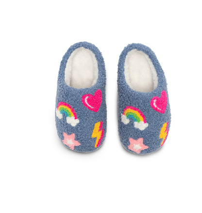 Kid's Denim Patch Slipper
