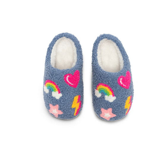 Kid's Denim Patch Slipper