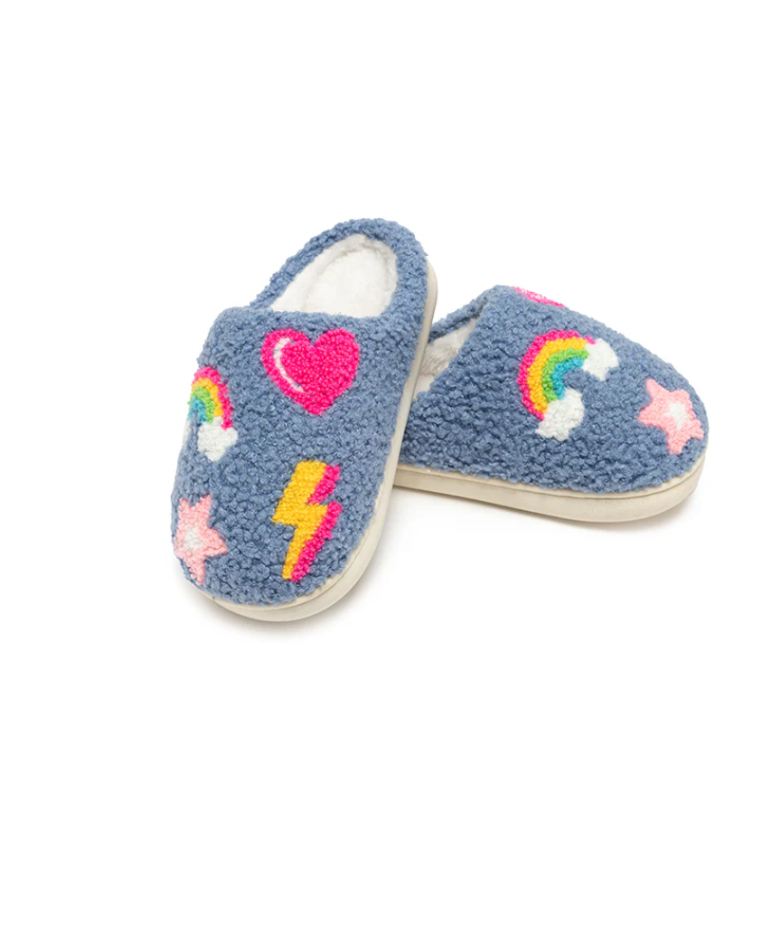 Kid's Denim Patch Slipper