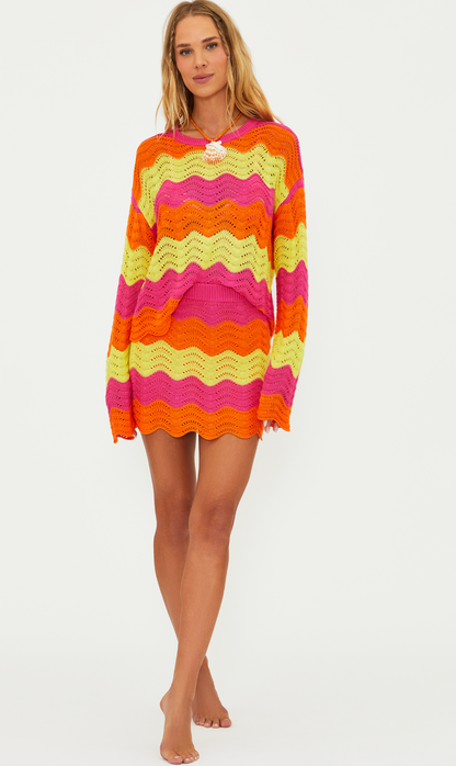 Beach Sweater - Soleil Wave