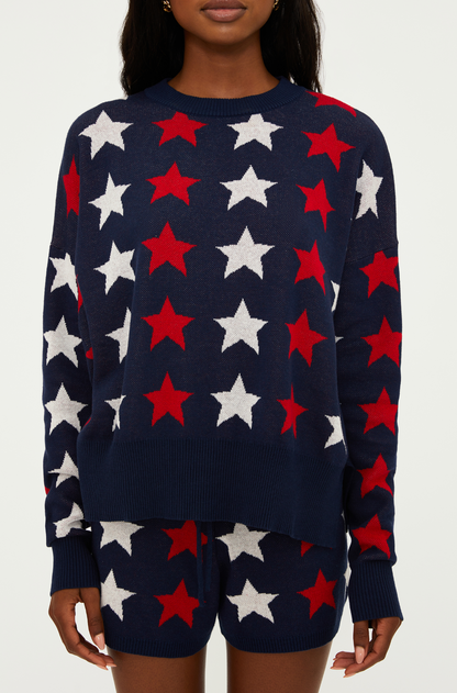 Callie Sweater - Americana Stars