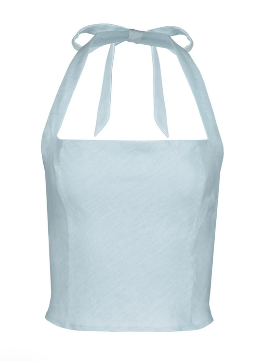 Positano Linen Halter