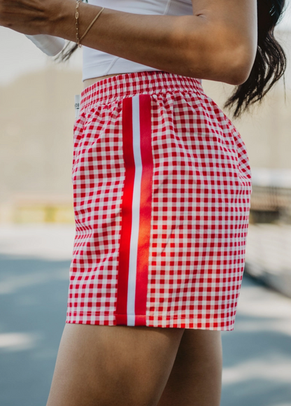 Red Plaid Boxer Shorts