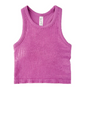 Mia High Neck Tank Bra - Orchid