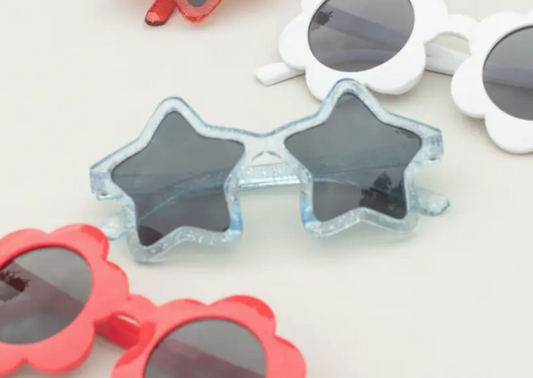 4th of July Kids Sunglasses - Blue Star