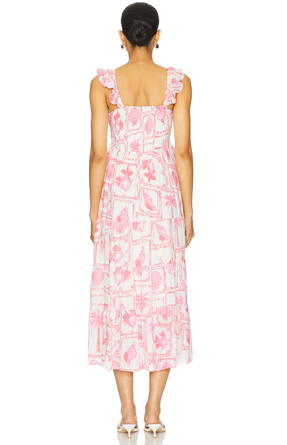 Bria Frill Midi Dress