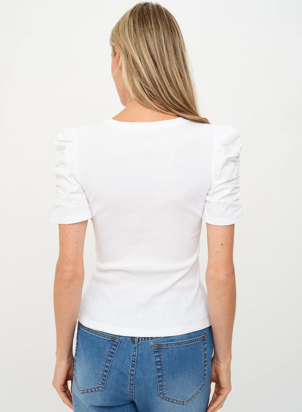 Alexandria Ribbed Ruched Sleeve