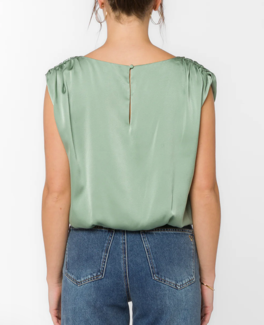 Apollo Blouse- Tea Leaf