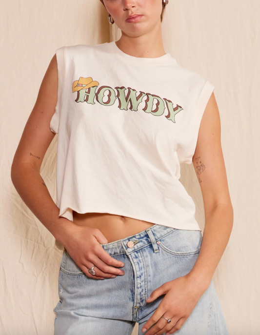 Howdy Tank -Ecru