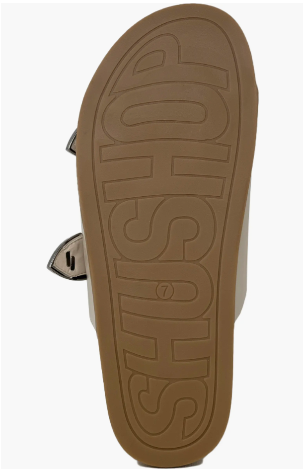 Dolly Slide Sandal, Bone