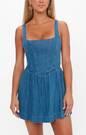 Nina Skort Dress, Shadow Blue
