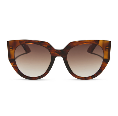 Ivy, Sequoia Tort Brown Gradient Sunglasses