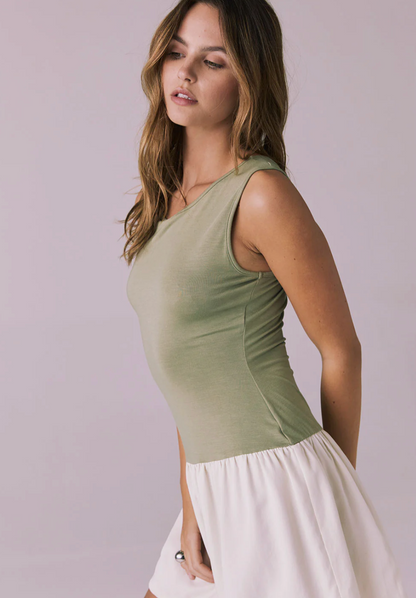 Lou Mini Dress - Meadow