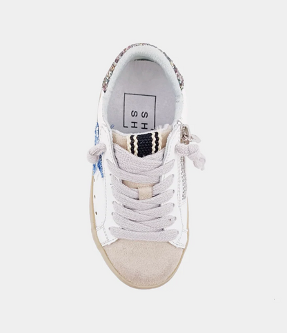 Paula Toddler Sneakers - Tie Dye Denim