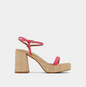 Gretchen Block Heel Sandal, Coral