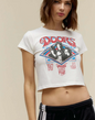 The Doors Vintage Cropped Tee, White
