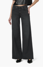 The Lou Lou Low Rise Wide Leg - Black Cat