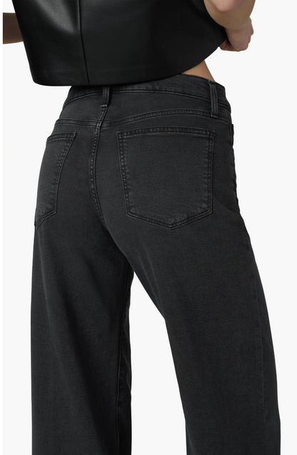 The Lou Lou Low Rise Wide Leg - Black Cat