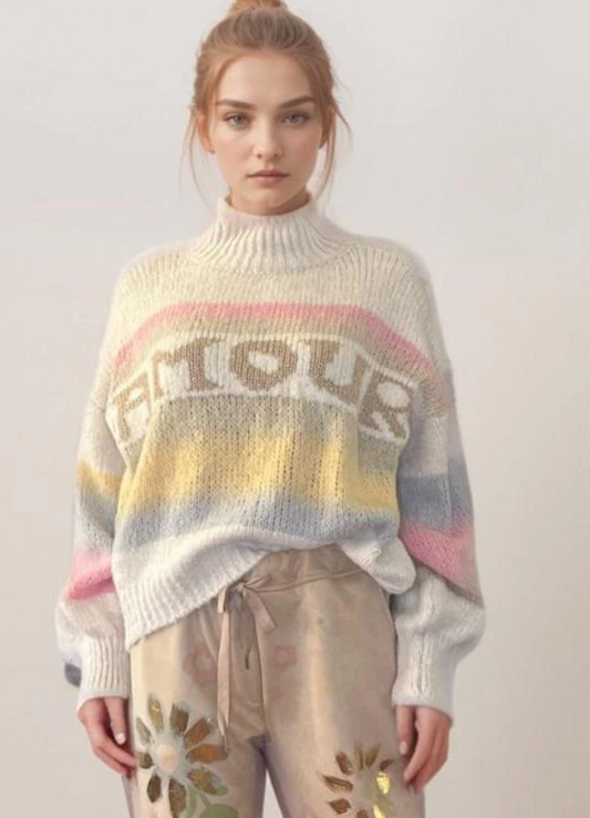 Amaranth Amore Sweater Beige
