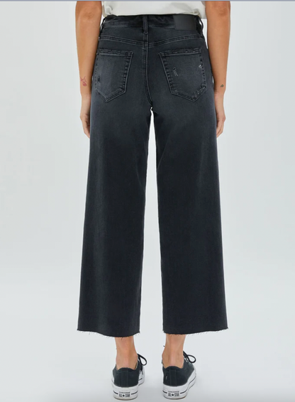 Nori, Cropped Wide Leg Black