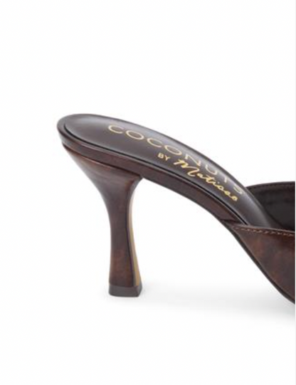 Greer Mulled Heel, Chocolate Croc
