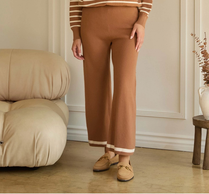 Knit Wide Leg Pants
