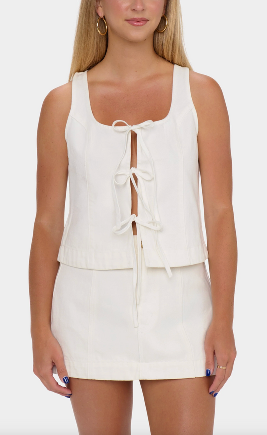 Lena tie Tank