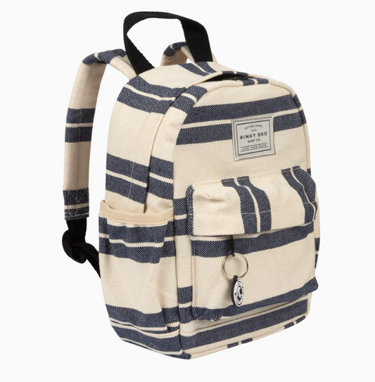 Kids Backpack Navy Striped
