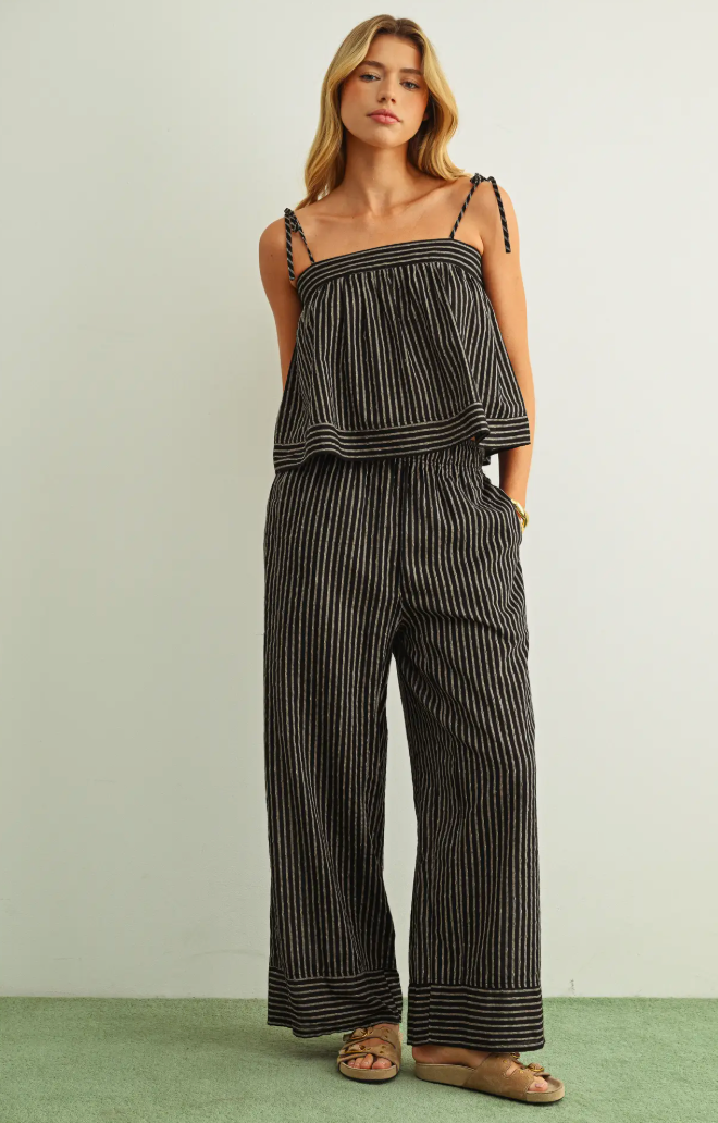 Striped Printed Tank