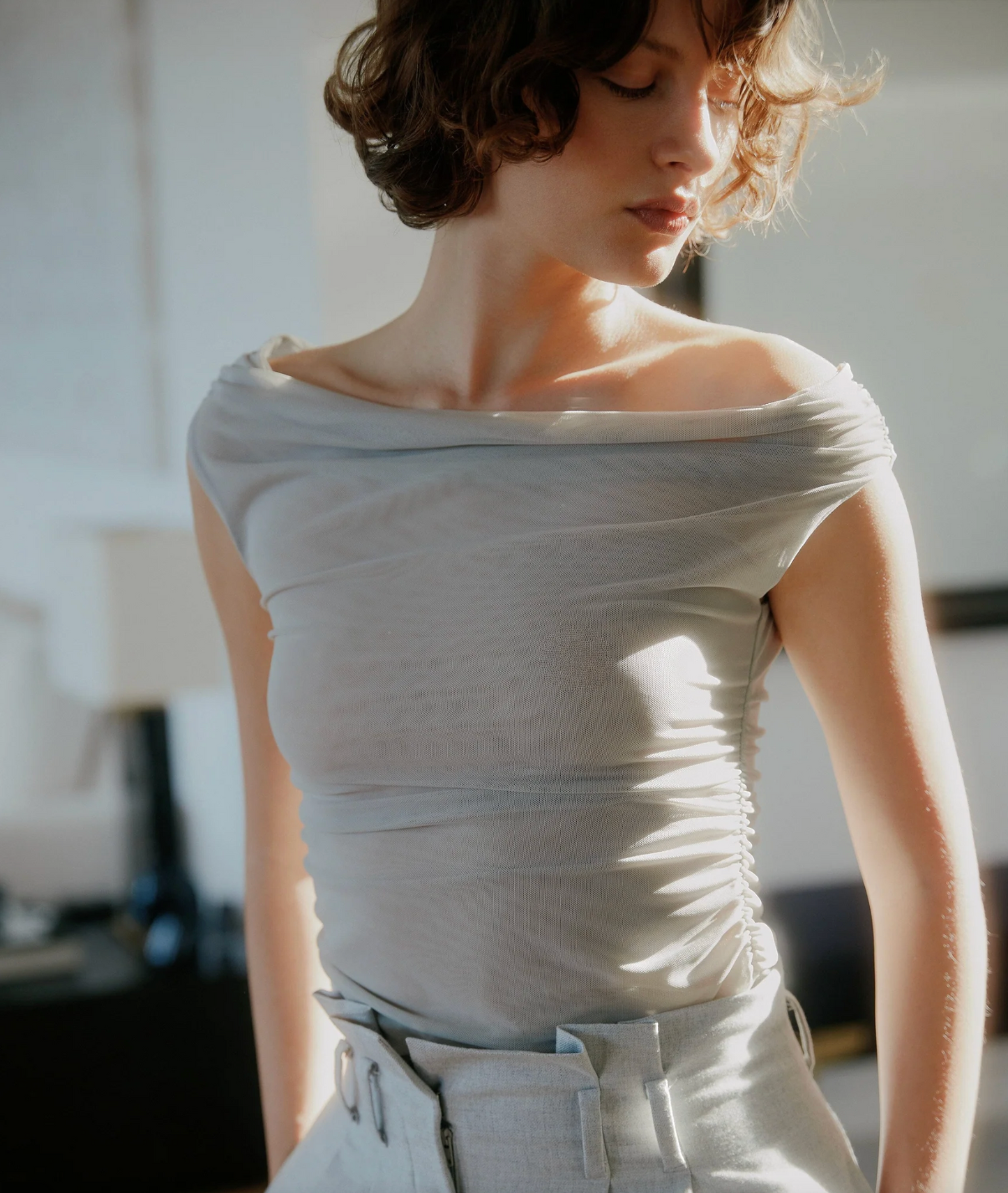 Moonstone Off Shoulder Top