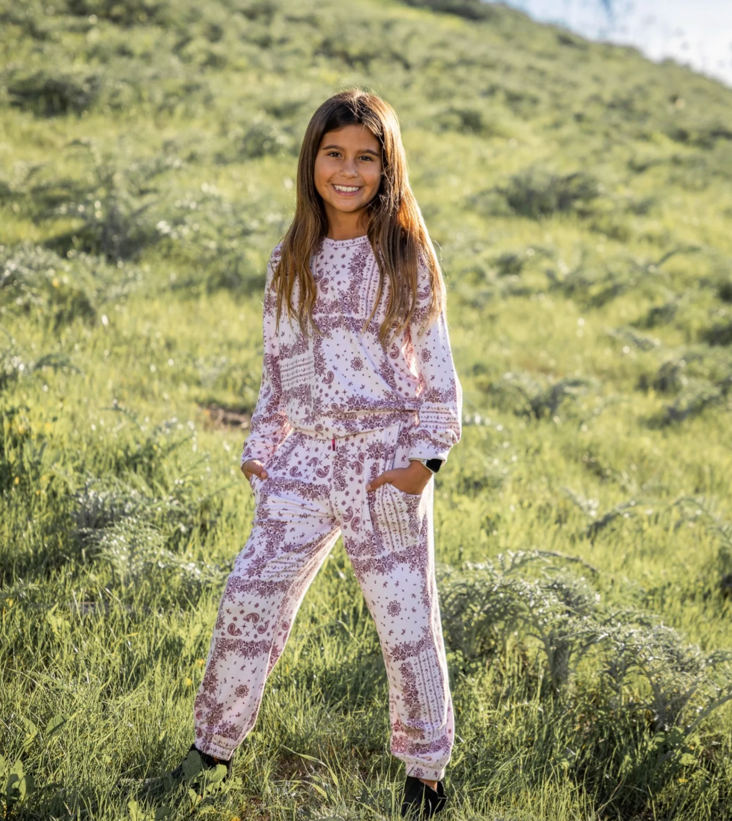 Ava Bandanna Jogger Set