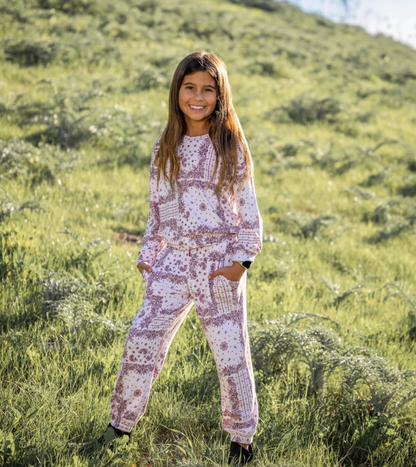Ava Bandanna Jogger Set
