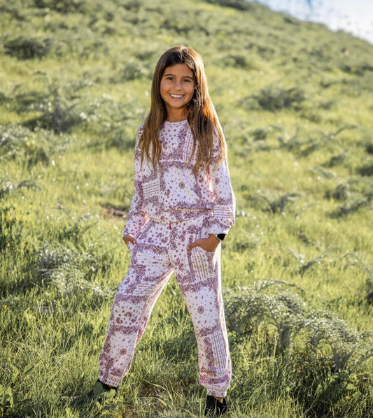 Ava Bandanna Jogger Set