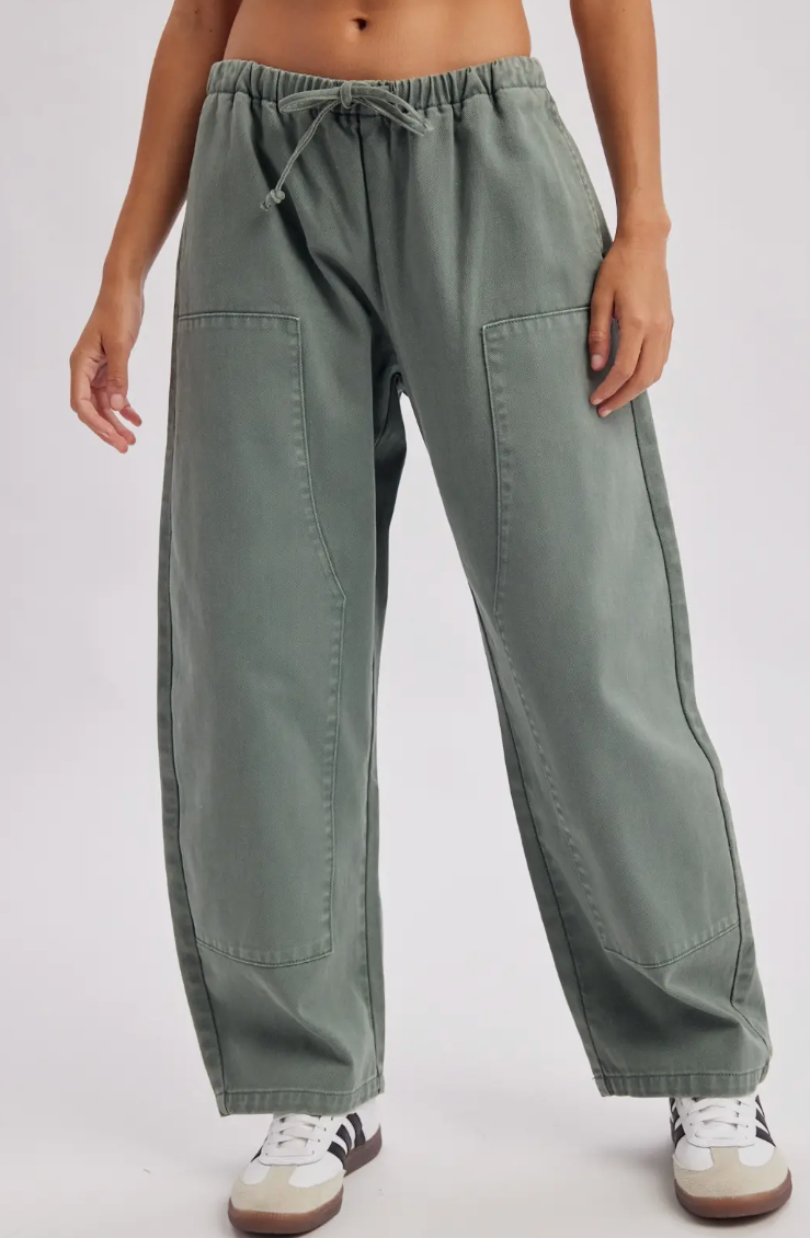 Drawstring Barrel Pants