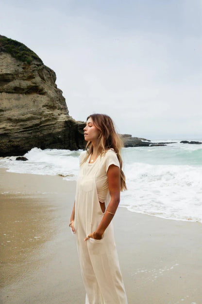 Some Beachy Overalls Natural