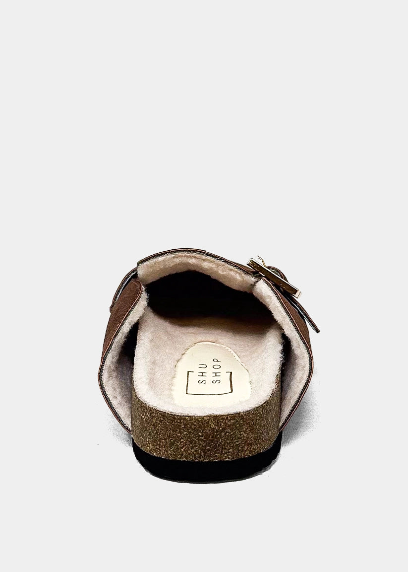 Tori Suede Clog, Brown