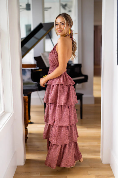 Talia Valentine Sparkly Maxi