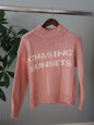 Jasmine Chasing Sunsets Pink Sweater